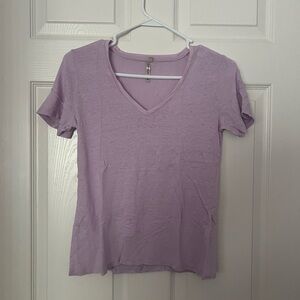 Banana Republic Lavender V-Neck Women's Top